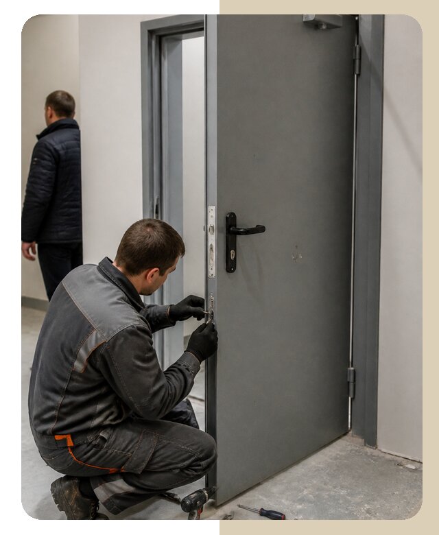 Ремонт противопожарной двери в Салавате по цене 6935 р. | ДвериЛегко-Слв