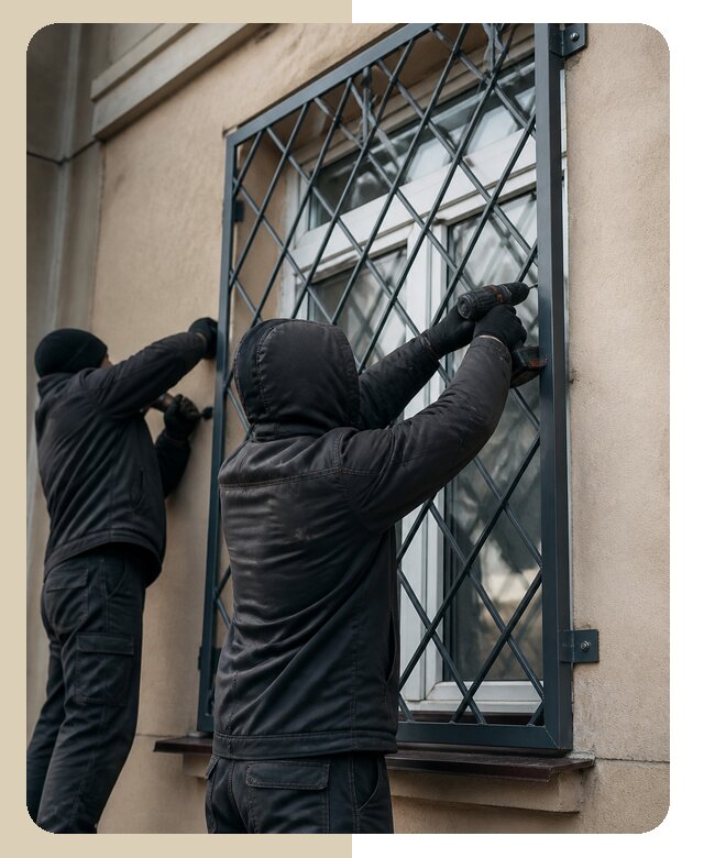 Установка антивандальных решеток на окна в Салавате